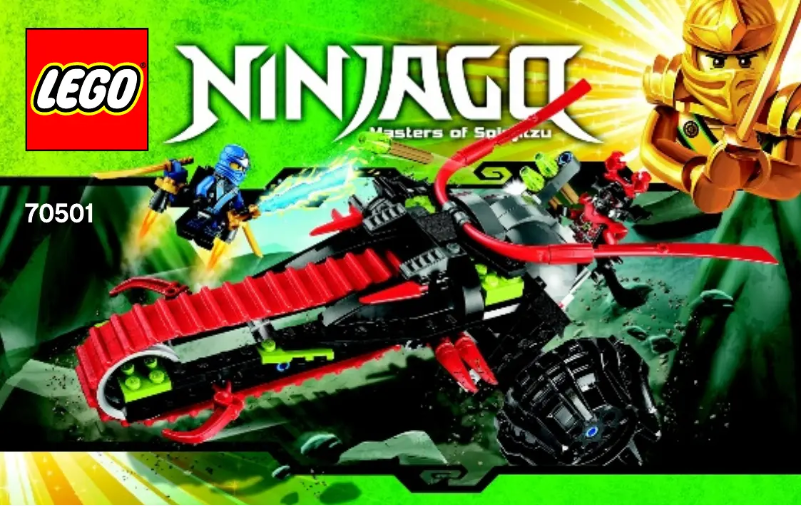 Página 1 del manual Manual de usuario Lego Ninjago 70501