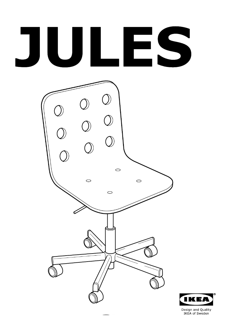 Image de la première page du manuel de l'appareil JULES