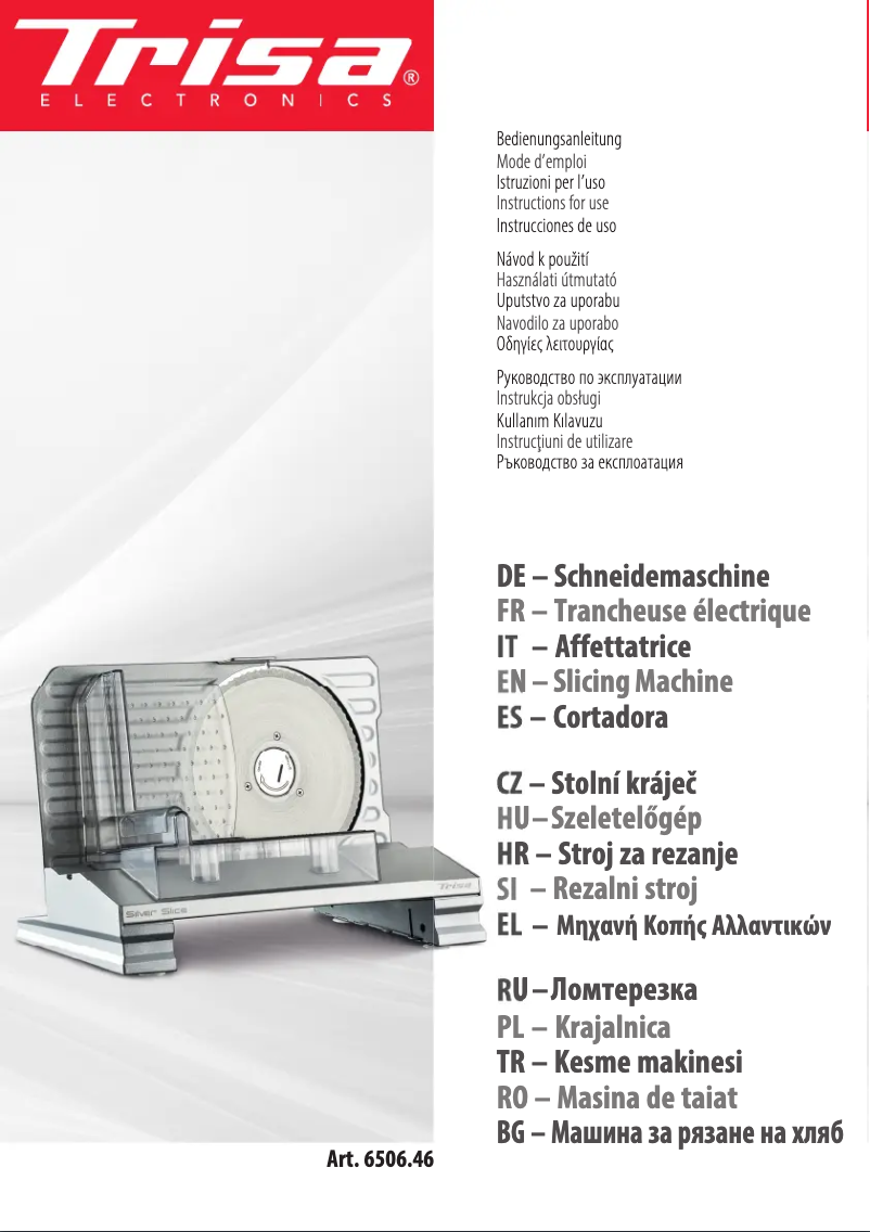 Image de la première page du manuel de l'appareil 6506.46