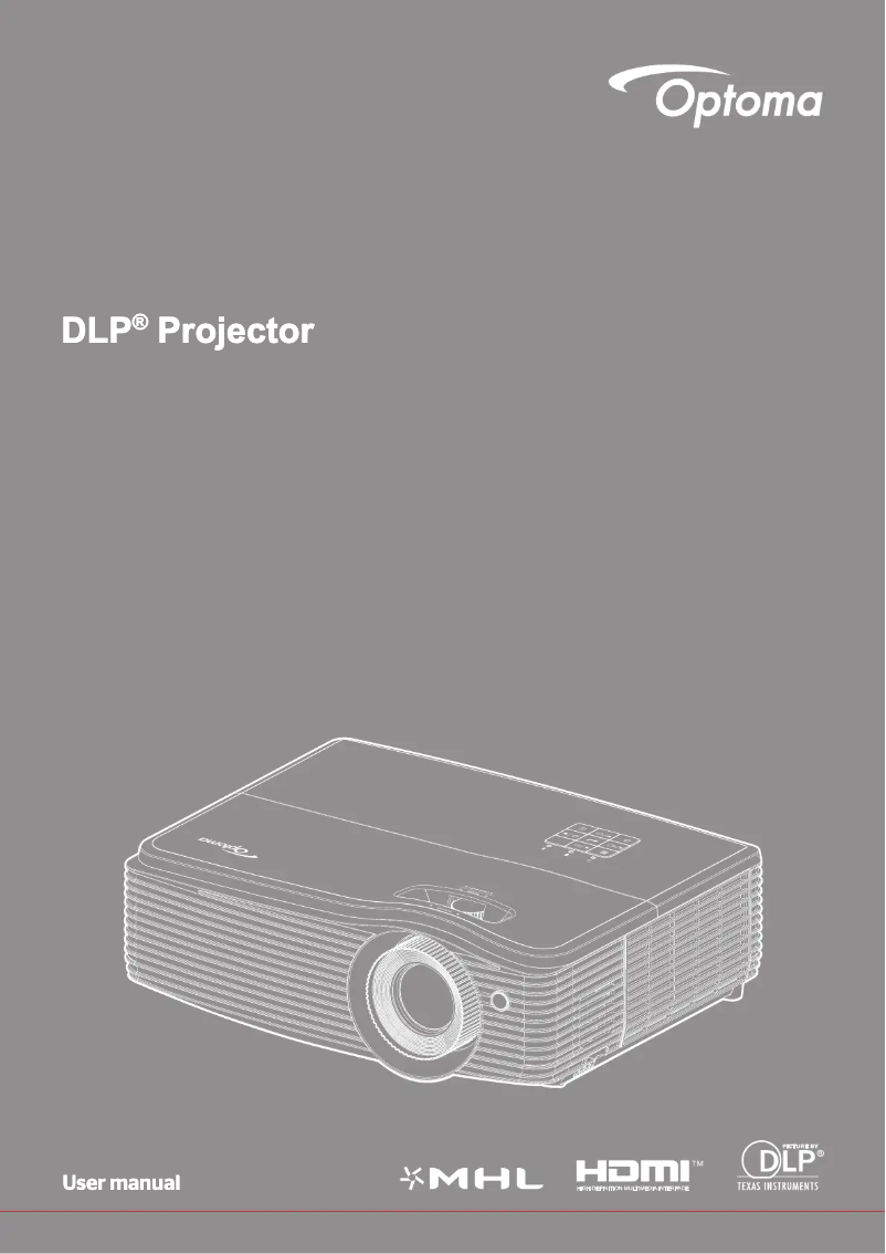 Page n°1 - Mode d'emploi Optoma EH490