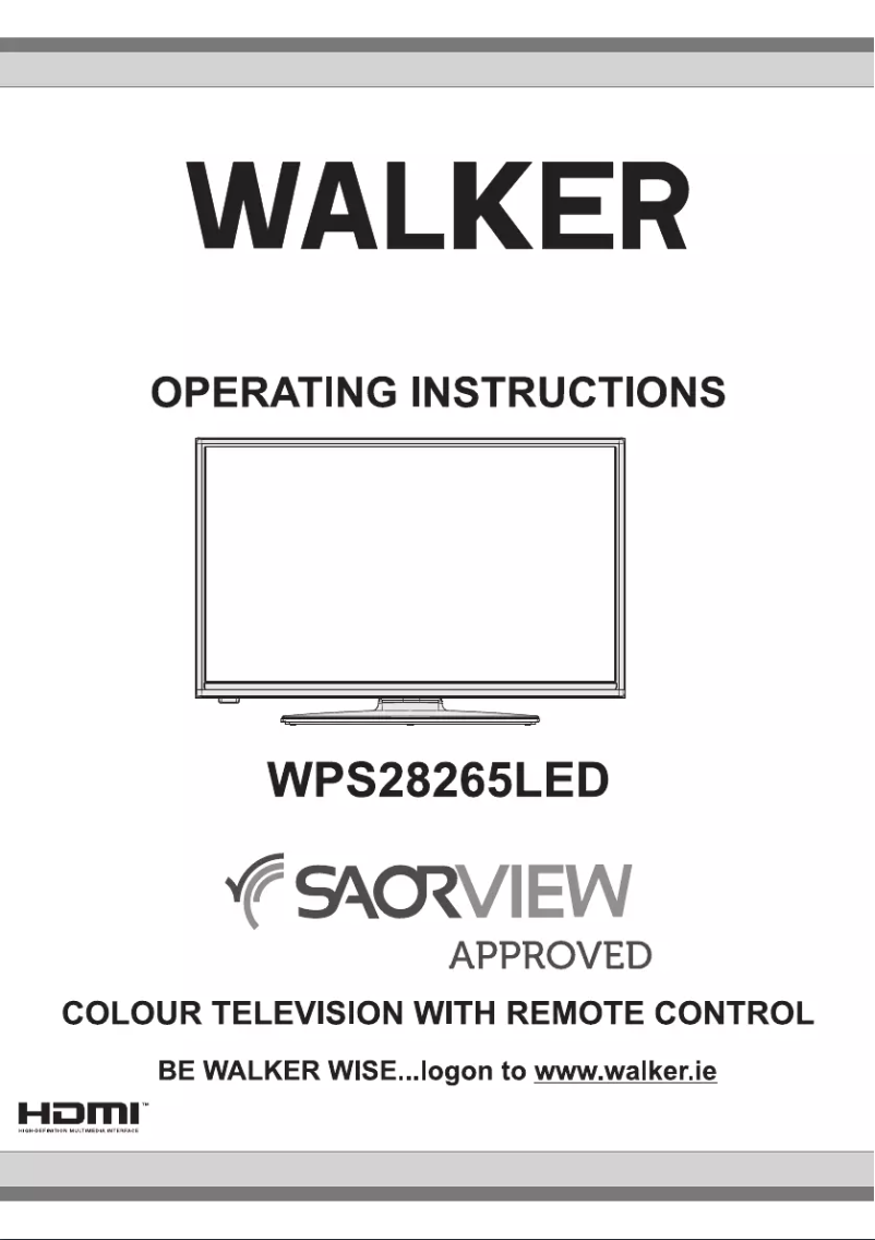 Image de la première page du manuel de l'appareil WPS28265