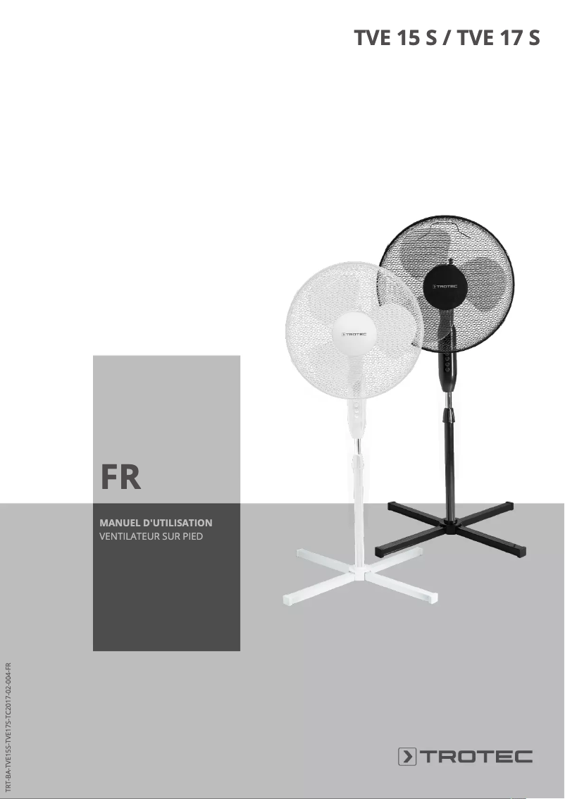 Page 1 de la notice Manuel utilisateur Trotec TVE 17 S