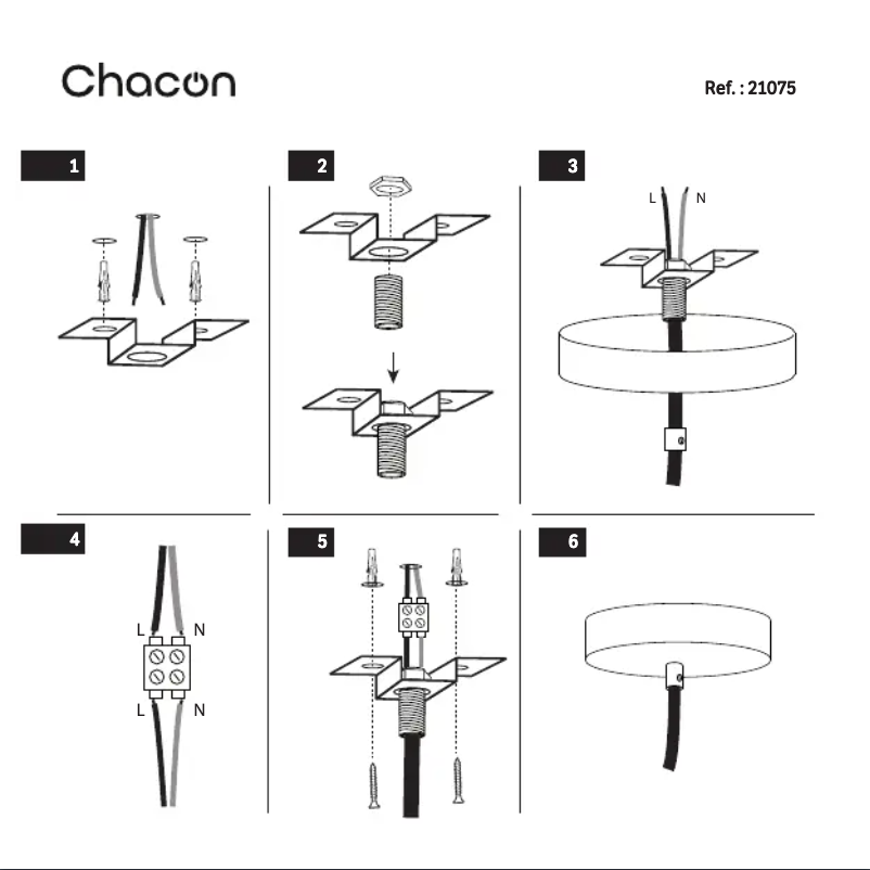 Page n°1 - Manuel utilisateur Chacon 21075