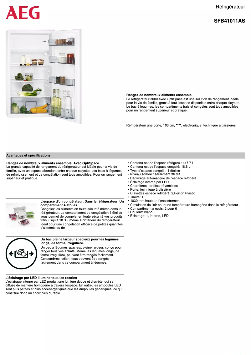 Imagen de la primera página del manual del dispositivo SFB41011AS