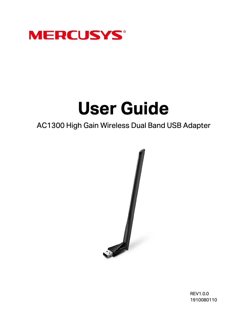 Page 1 de la notice Manuel utilisateur Mercusys MA30H