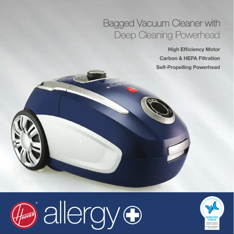 Page n°1 - Manuel utilisateur Hoover Allergy Bagged 7000PH
