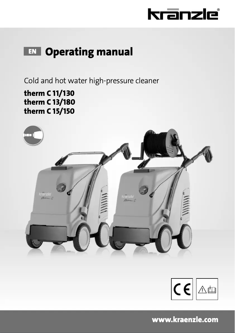 Page 1 de la notice Manuel utilisateur Kränzle Therm C 13-180