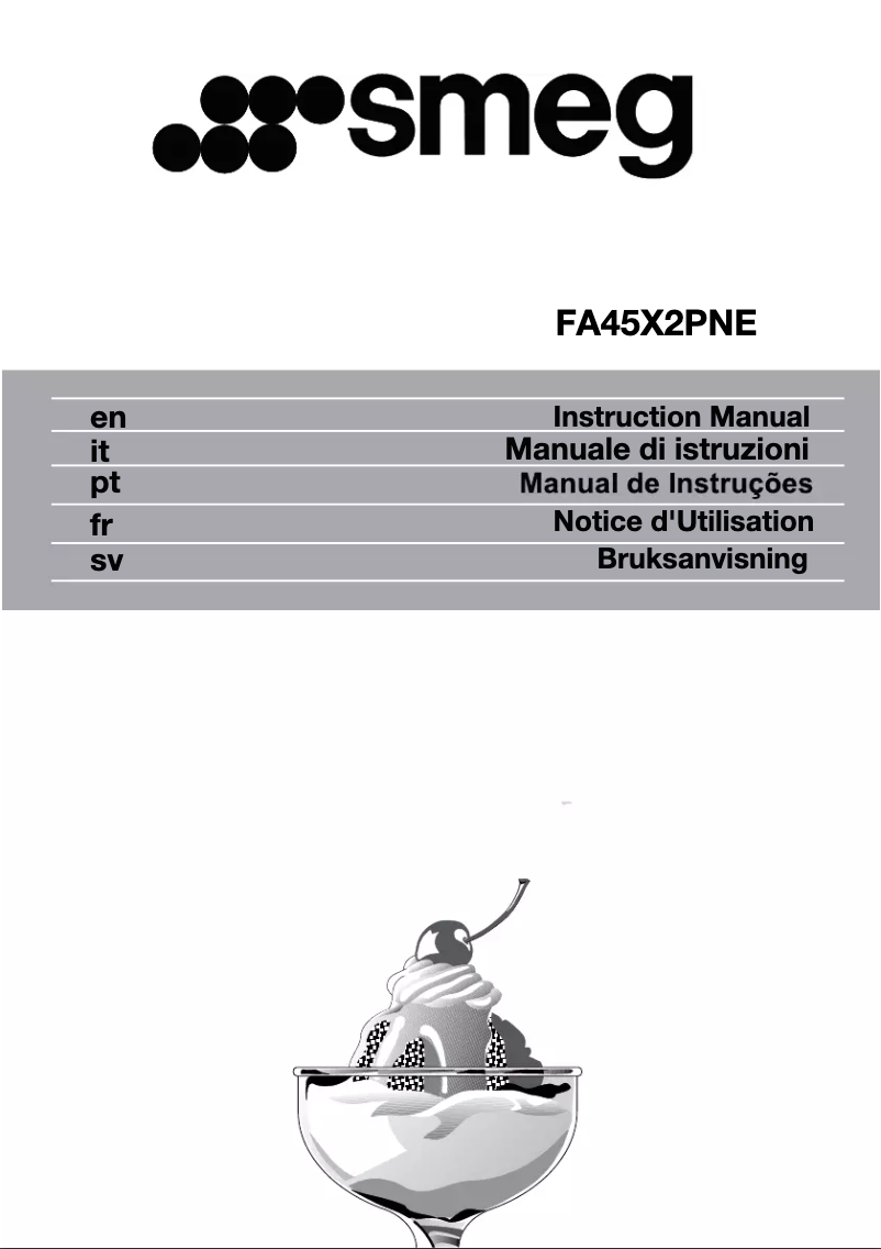 Page n°1 - Manuel utilisateur Smeg FA45X2PNE