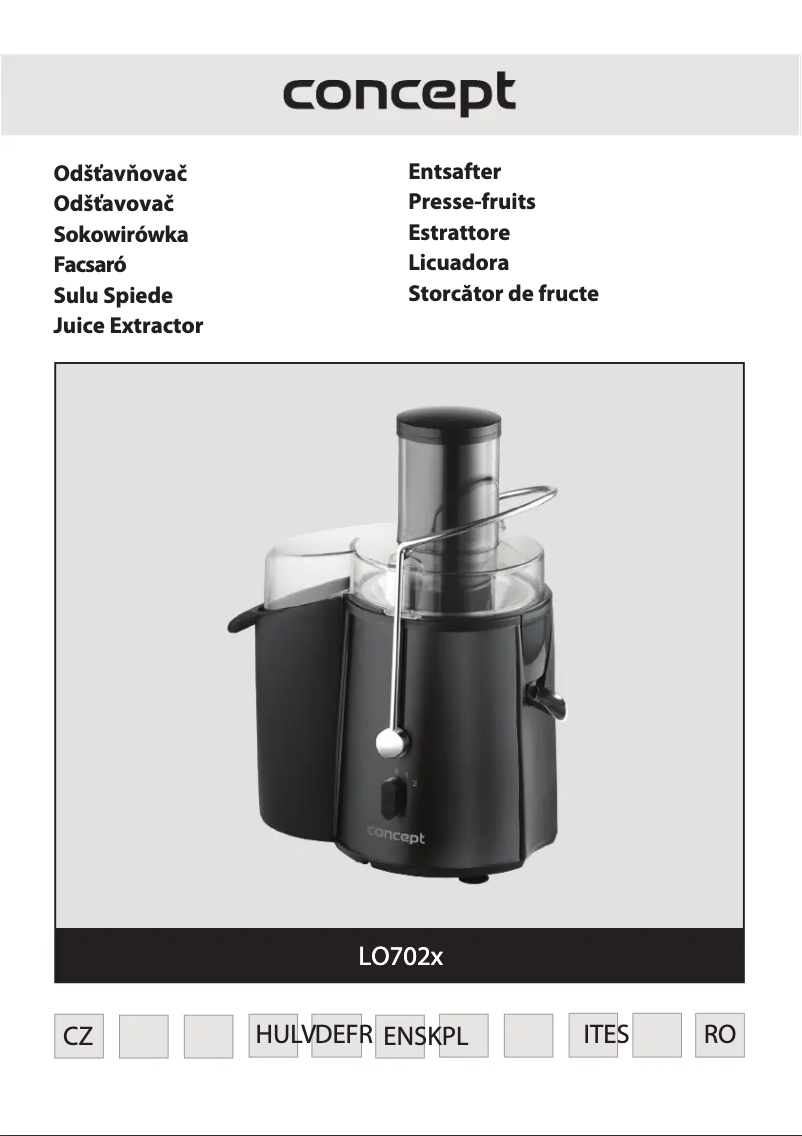 Page 1 de la notice Manuel utilisateur Concept LO7028