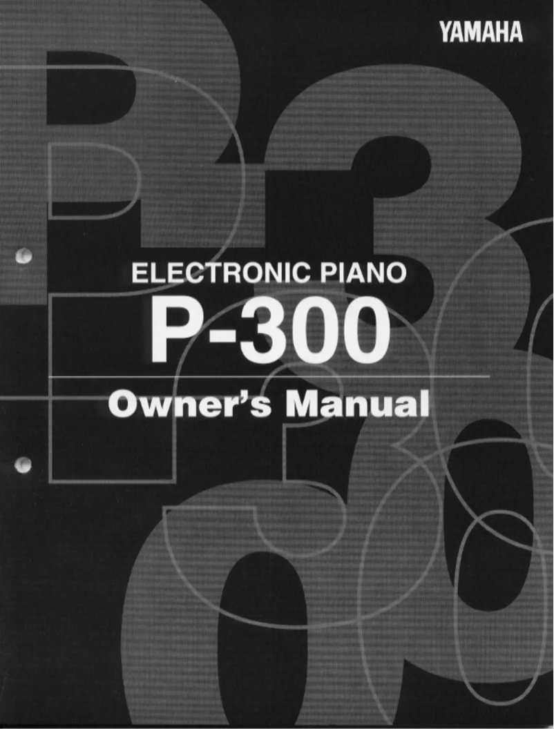 Page n°1 - Manuel utilisateur Yamaha P-300