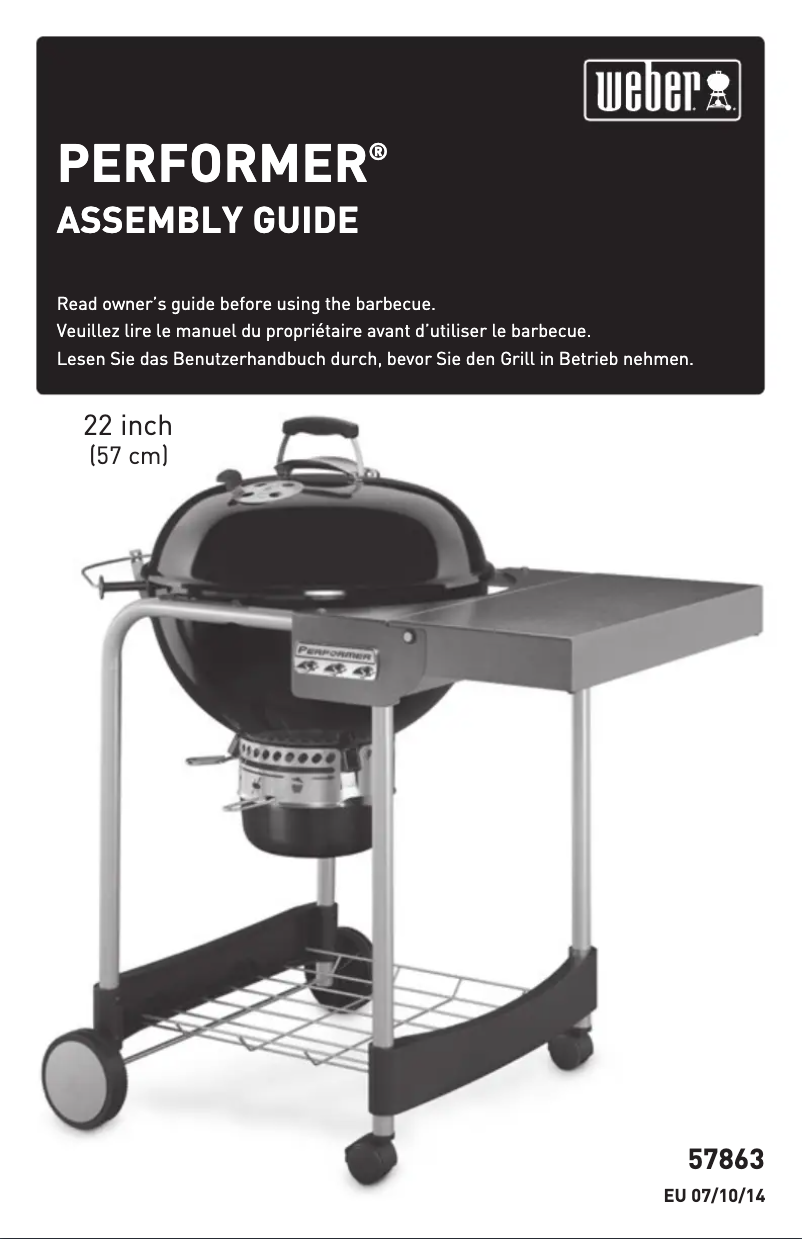 Image de la première page du manuel de l'appareil Performer GBS