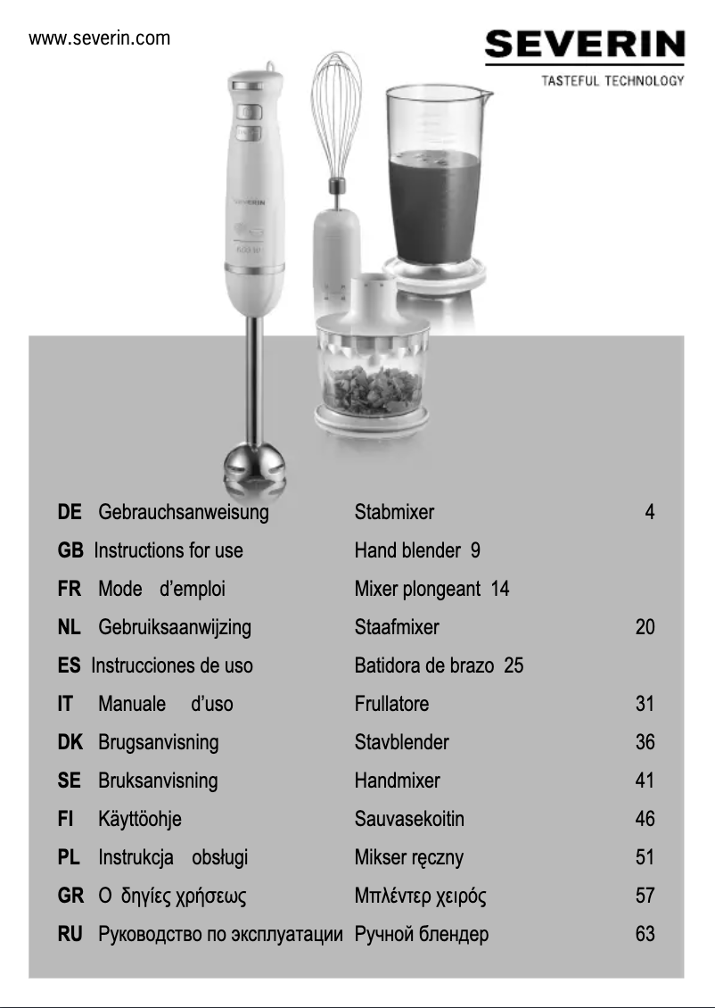 Image de la première page du manuel de l'appareil SM 3798