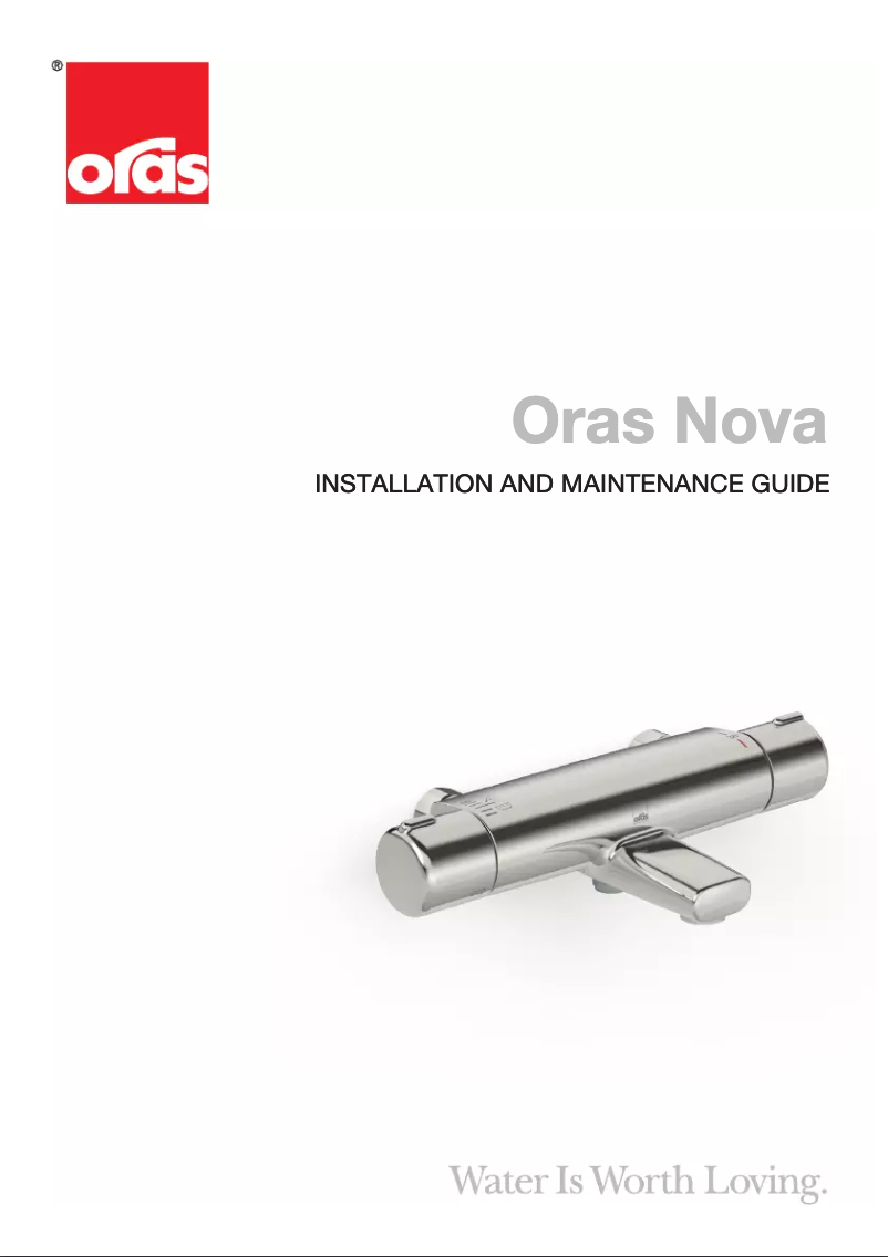 Page n°1 - Manuel utilisateur Oras Nova 7462X