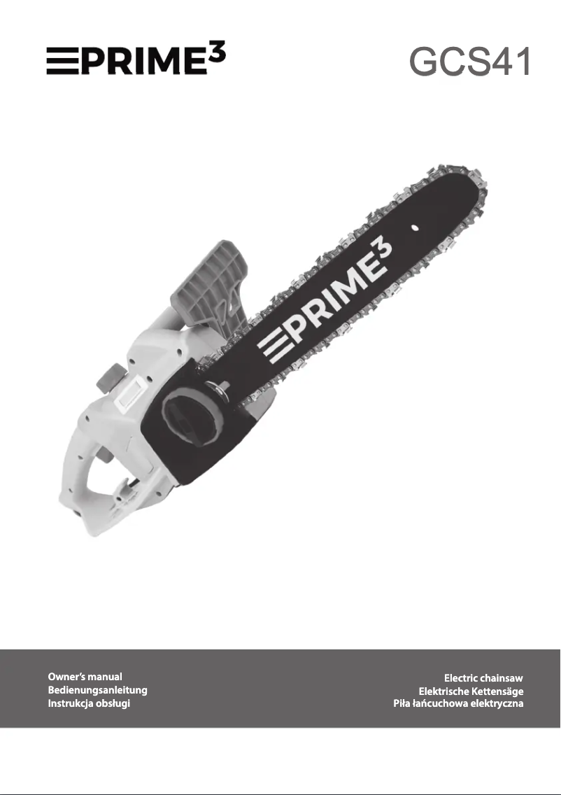 Page 1 de la notice Manuel utilisateur PRIME3 GCS41