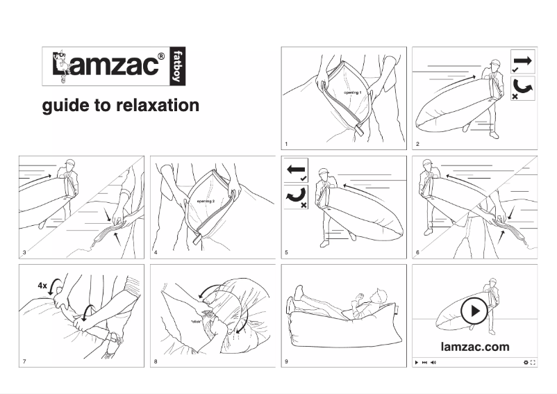 Página 1 del manual Manual de usuario Fatboy Lamzac
