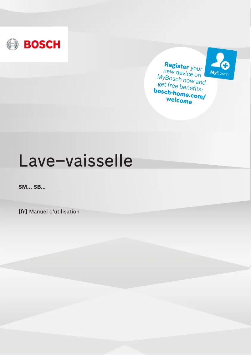 Image de la première page du manuel de l'appareil SMS46AI01E