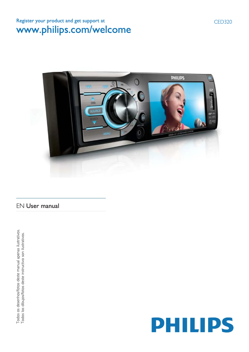 Page n°1 - Manuel utilisateur Philips CED320X