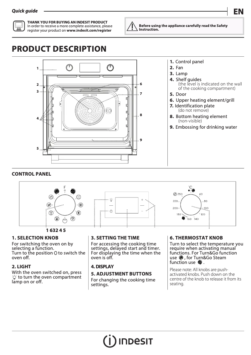 Image de la première page du manuel de l'appareil KFWS 3844 H IX UK
