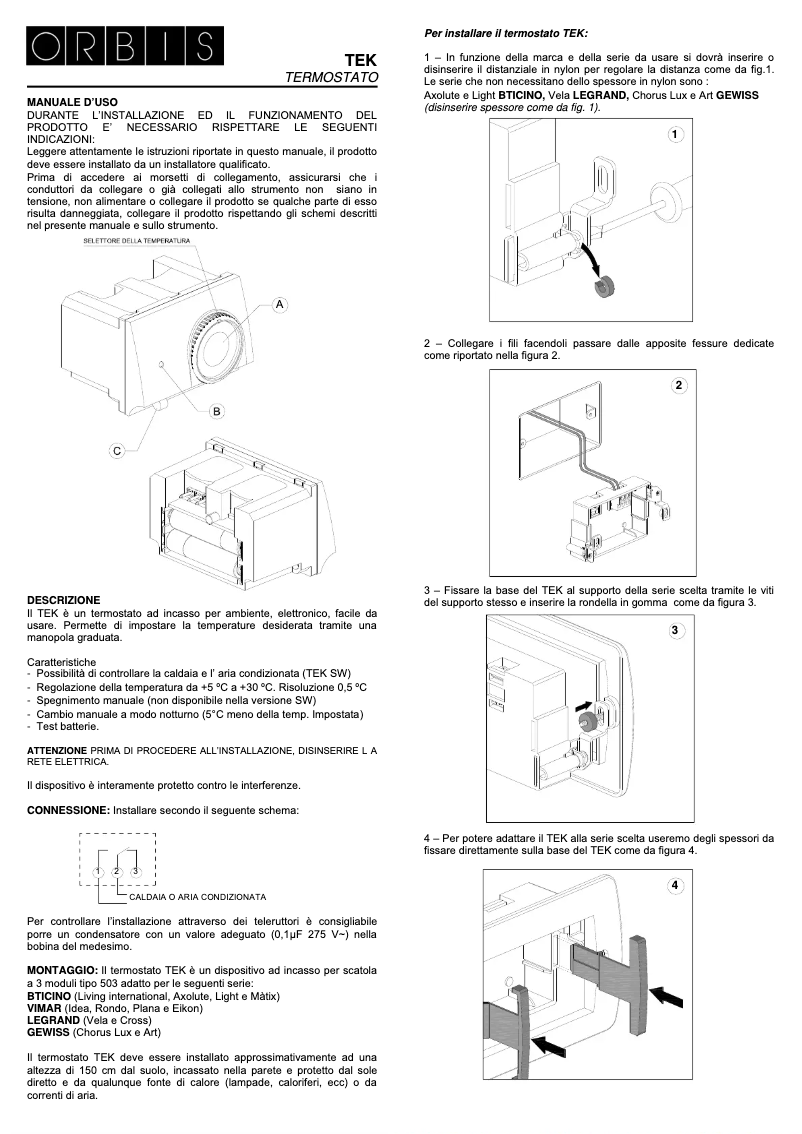 Image de la première page du manuel de l'appareil TEK
