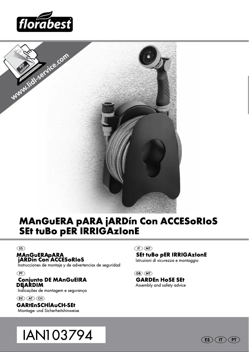 Página 1 del manual Manual de usuario Florabest IAN 103794