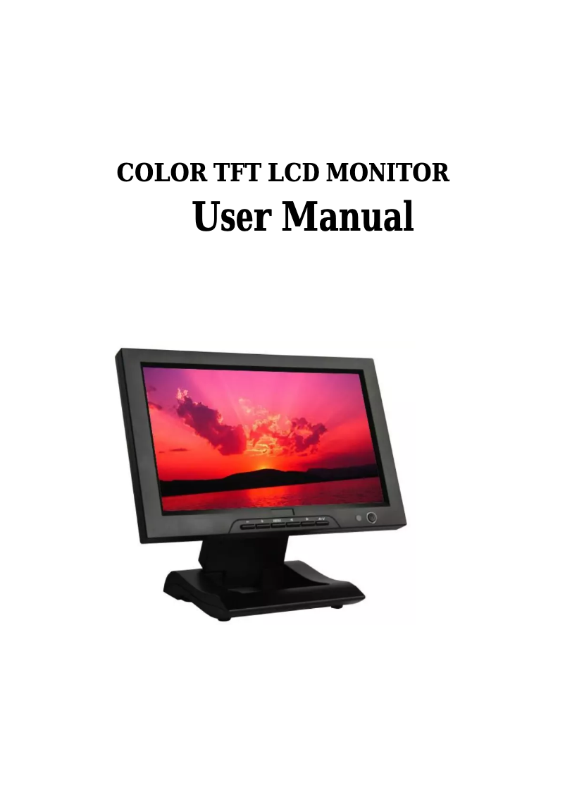 Page 1 de la notice Manuel utilisateur Lilliput FA1013/S