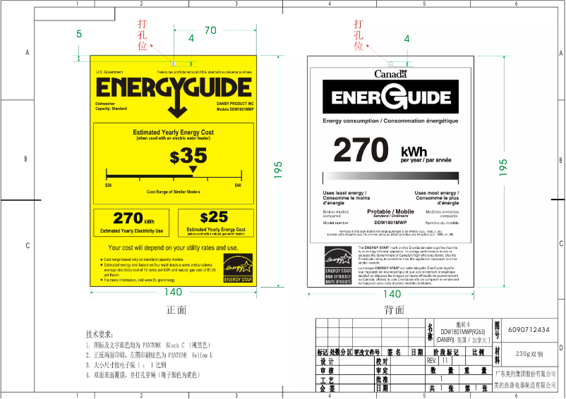 Image de la première page du manuel de l'appareil DDW1801MWP