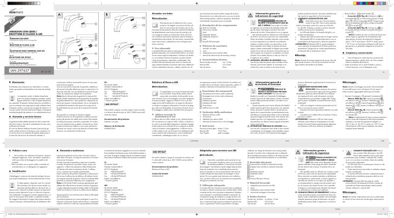 Image de la première page du manuel de l'appareil IAN 297637
