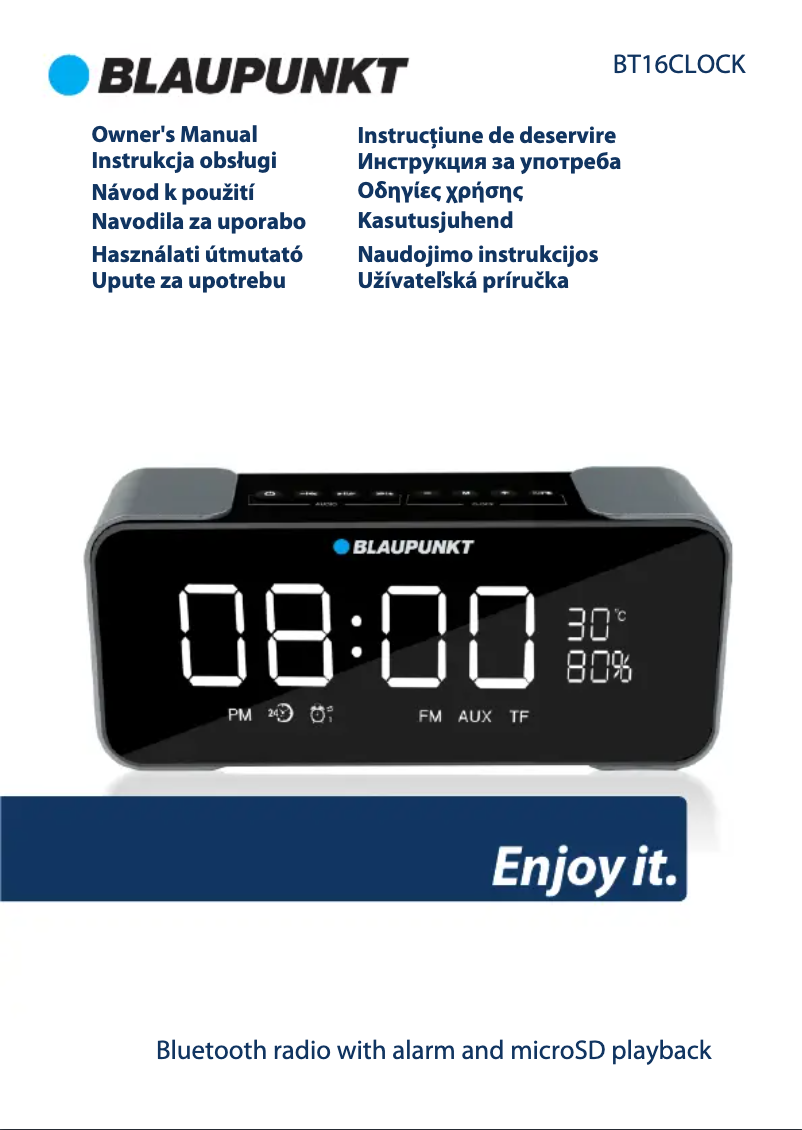 Página 1 del manual Manual de usuario Blaupunkt BT16CLOCK