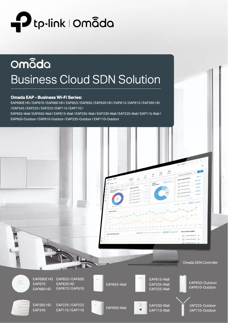 Image de la première page du manuel de l'appareil Omada EAP245