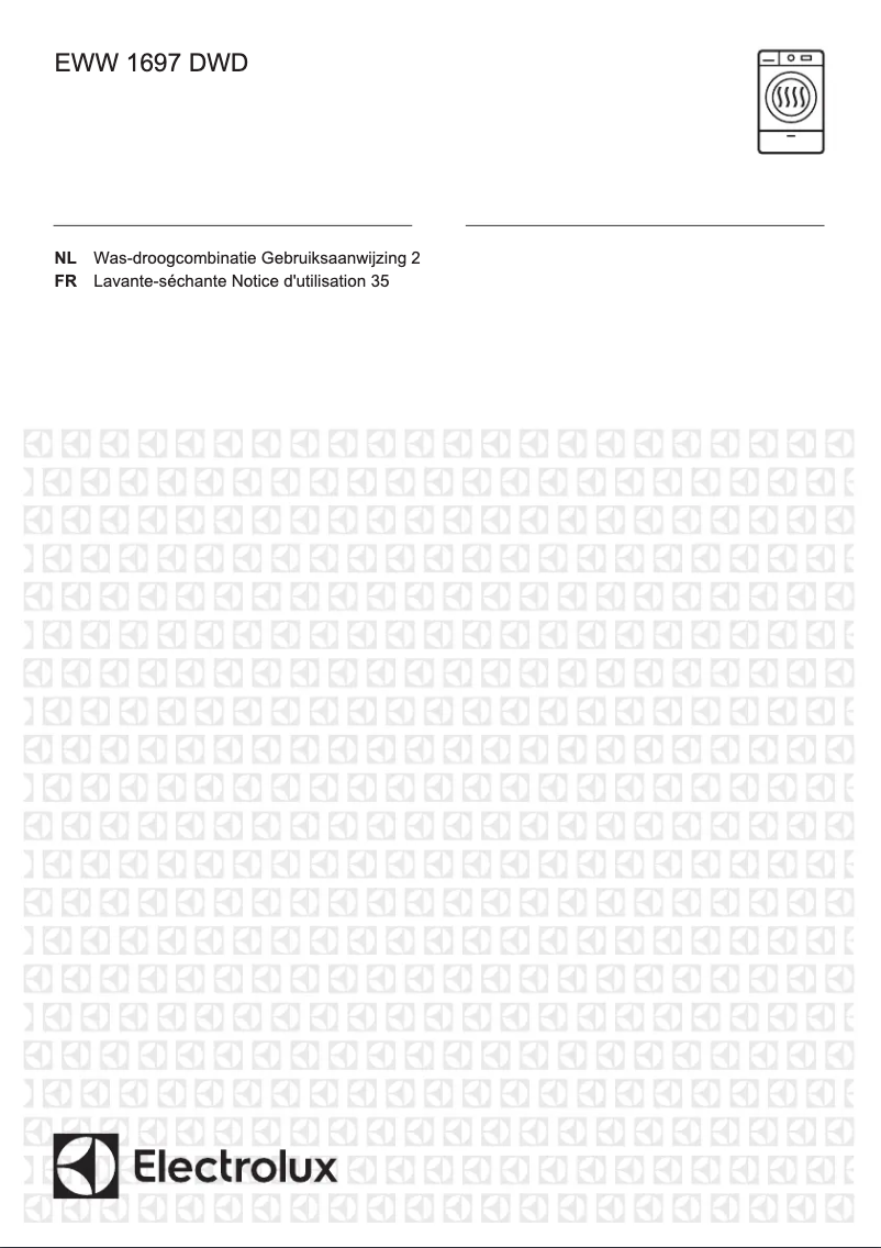 Page 1 de la notice Manuel utilisateur Electrolux EWW1697DWD