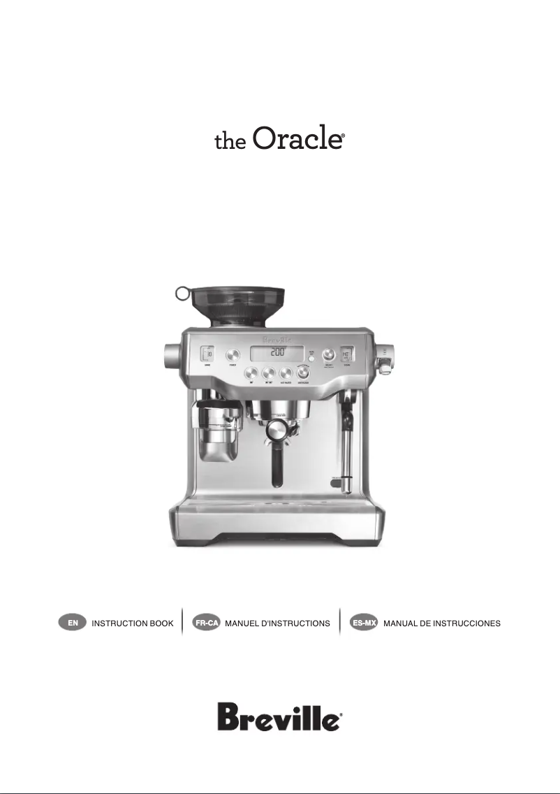 Image de la première page du manuel de l'appareil The Oracle BES980