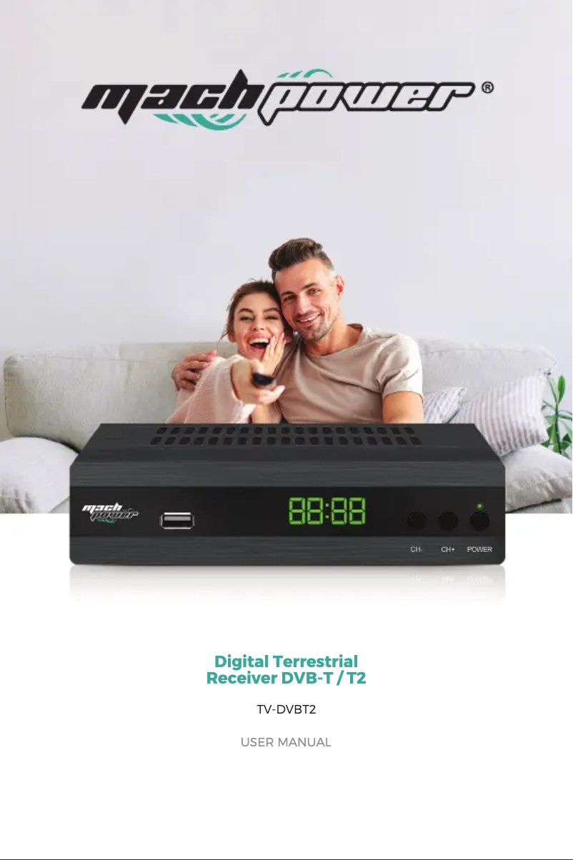 Page n°1 - Manuel utilisateur Mach Power TV-DVBT2