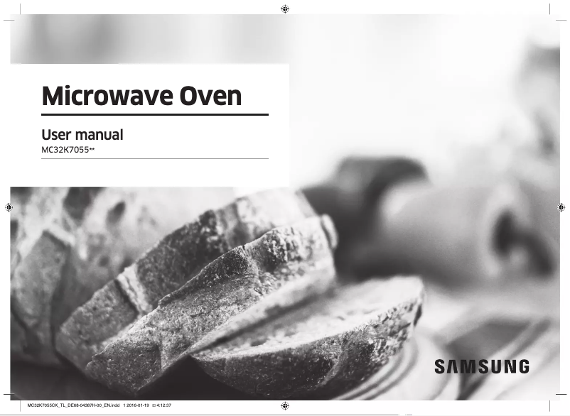 Page 1 de la notice Manuel utilisateur Samsung MC32K7055QT