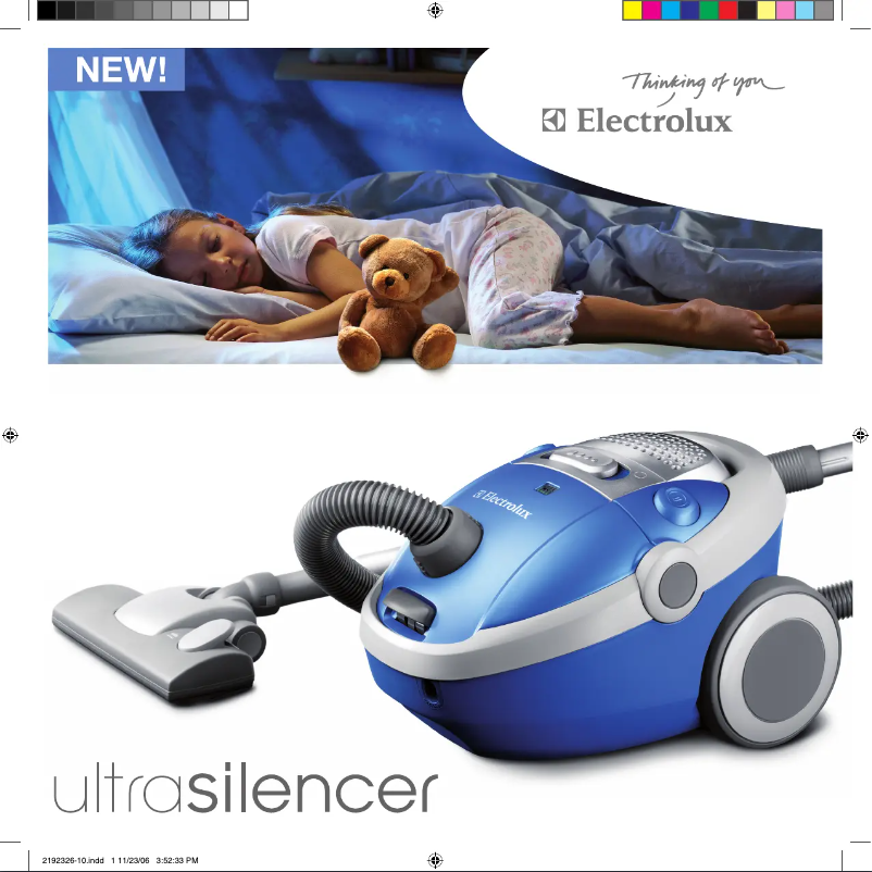 Page 1 de la notice Manuel utilisateur Electrolux UltraSilencer ZUS3385