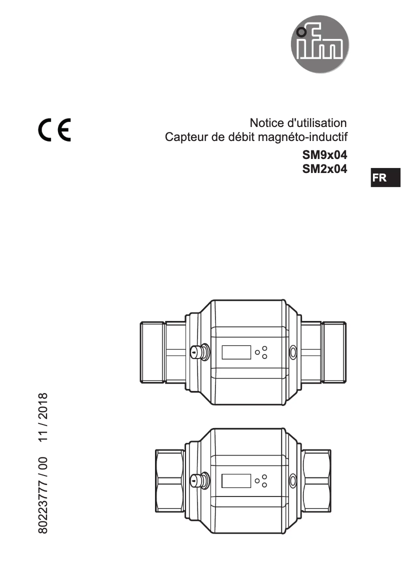 Page n°1 - Manuel utilisateur IFM SM9604