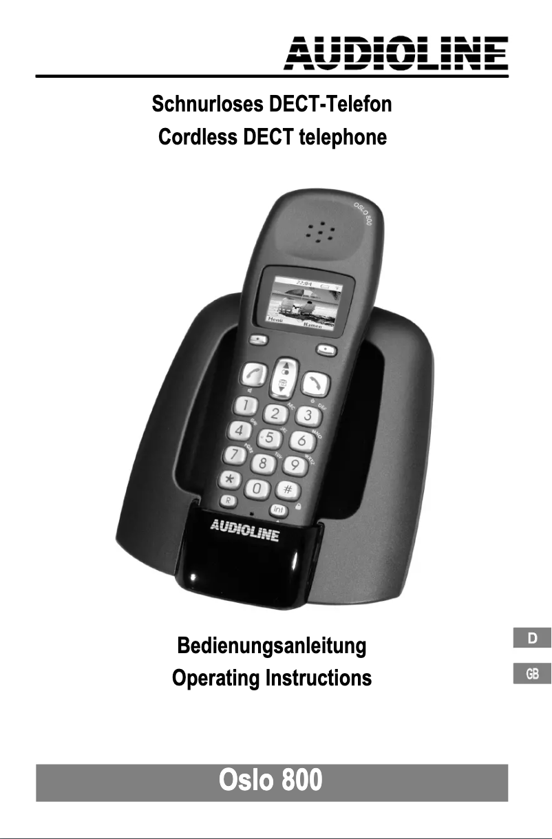 Imagen de la primera página del manual del dispositivo Oslo 800