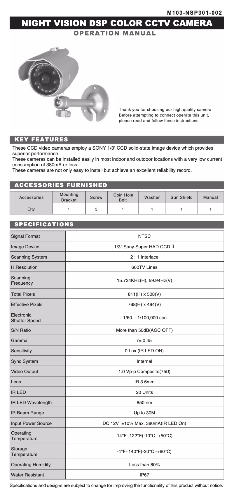 Page 1 de la notice Manuel utilisateur KT&C KPC-NSP301NU