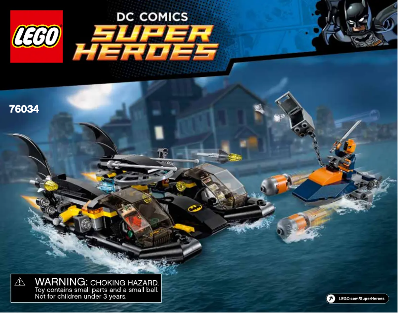 Page n°1 - Manuel utilisateur Lego DC Comics Super Heroes 76034