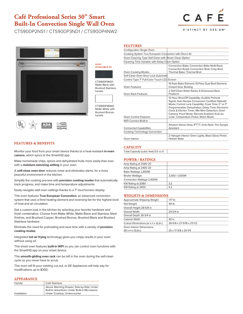 Image de la première page du manuel de l'appareil CTS90DP4NW2