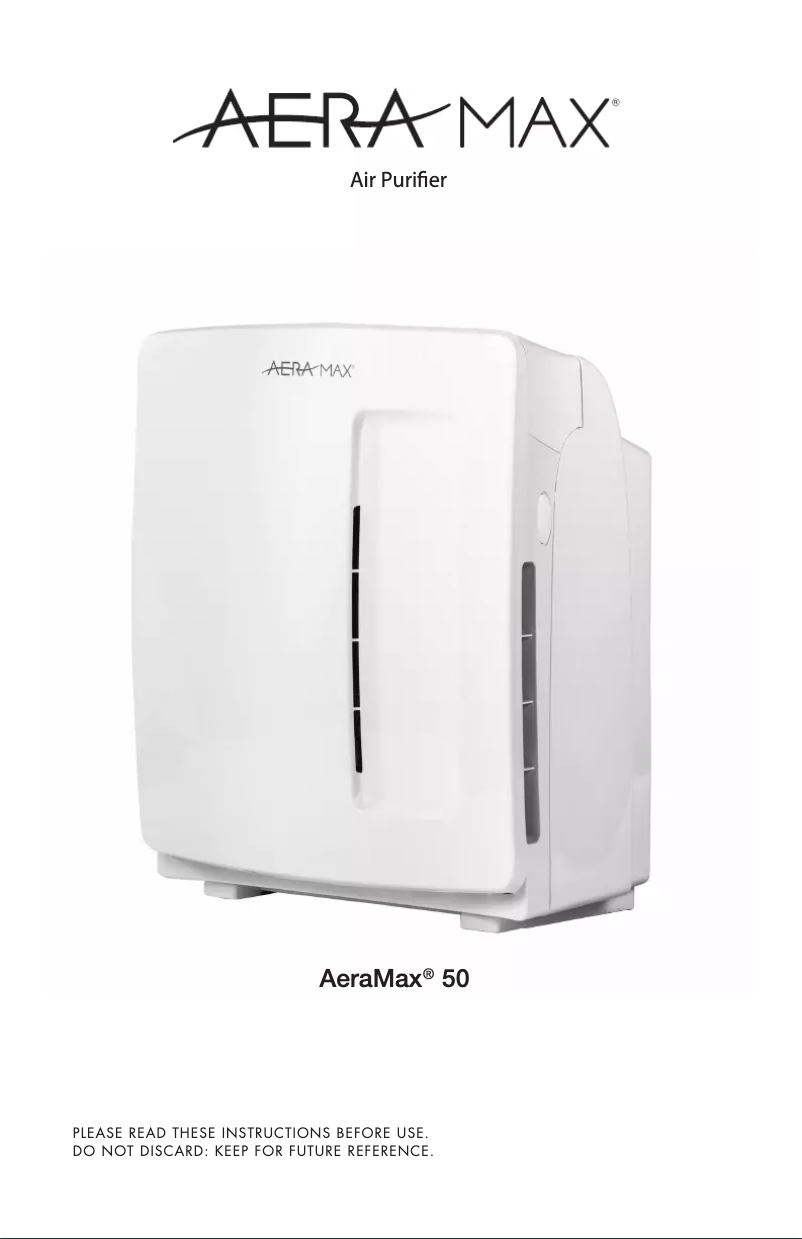 Page 1 de la notice Manuel utilisateur AeraMax 9669001
