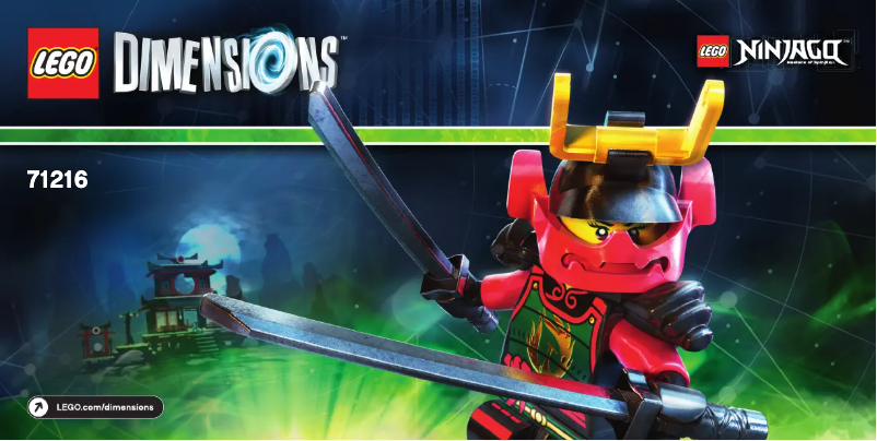 Page 1 de la notice Manuel utilisateur Lego Nya Fun Pack 71216