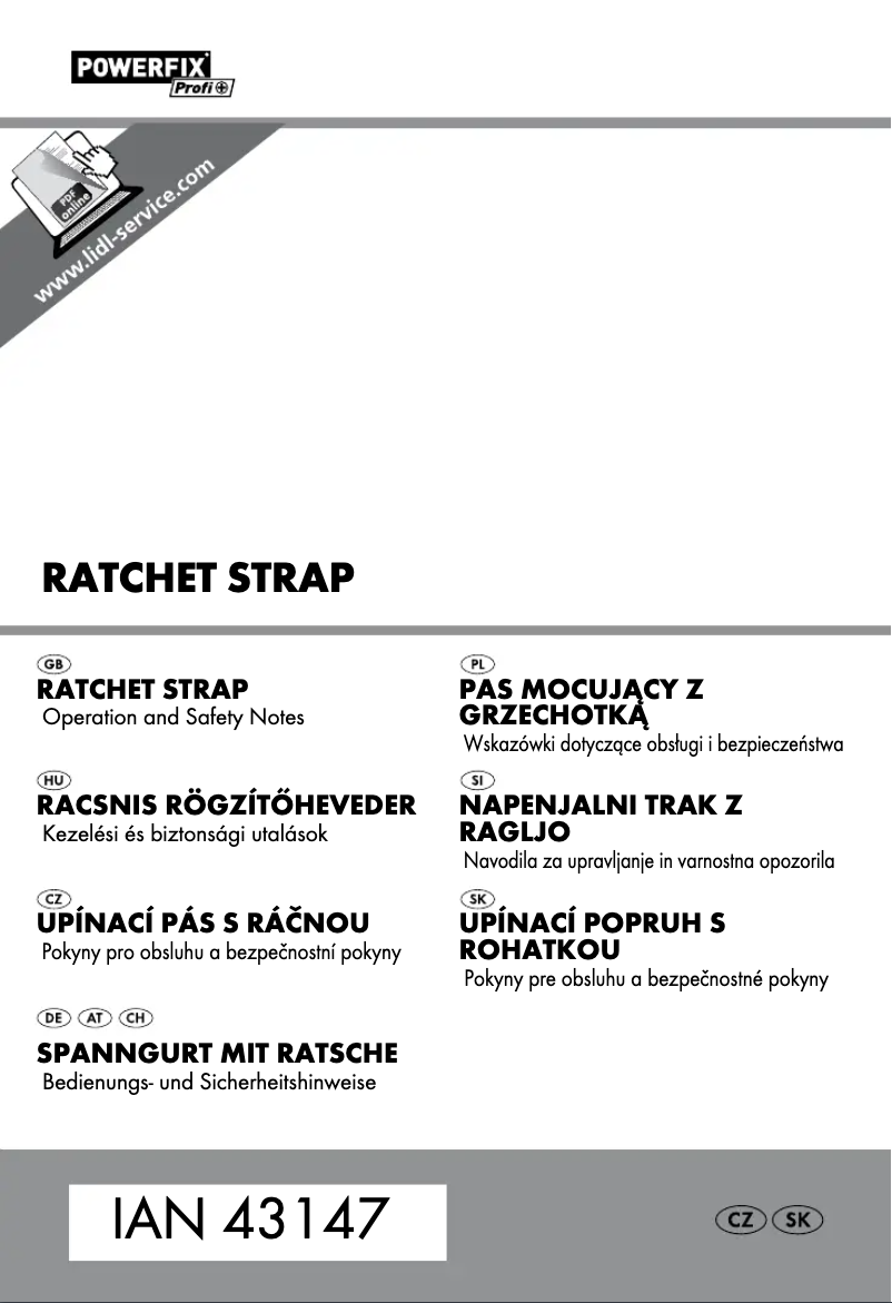 Página 1 del manual Manual de usuario Powerfix Z32107-01