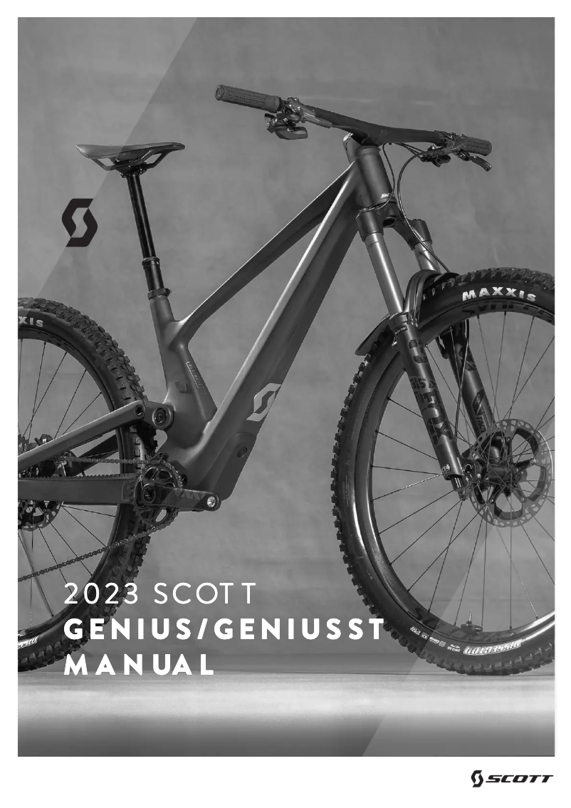 Página 1 del manual Manual de usuario Scott Genius ST 900