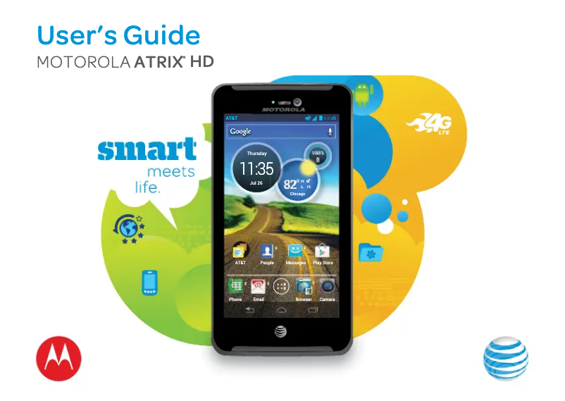 Page 1 de la notice Manuel utilisateur Motorola Atrix