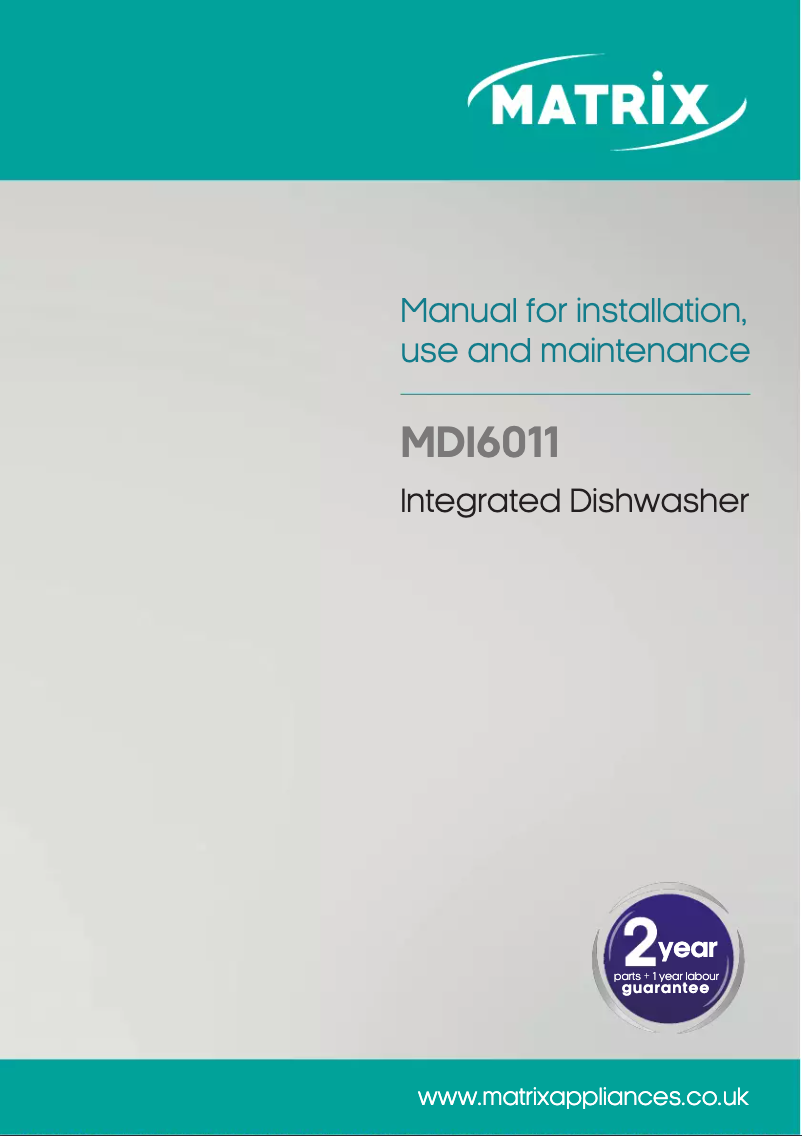 Page n°1 - Manuel utilisateur Matrix MDI6011