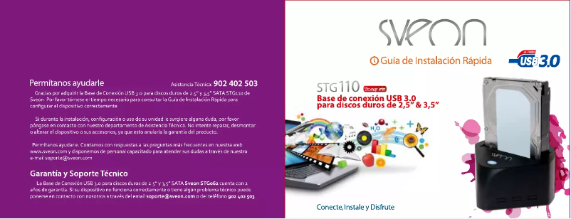 Page n°1 - Manuel utilisateur Sveon STG110
