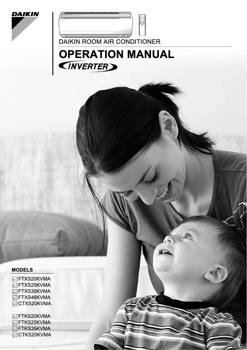 Image de la première page du manuel de l'appareil FTXS50KAVMA