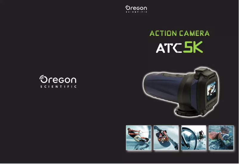 Page n°1 - Manuel utilisateur Oregon Scientific ATC 5K