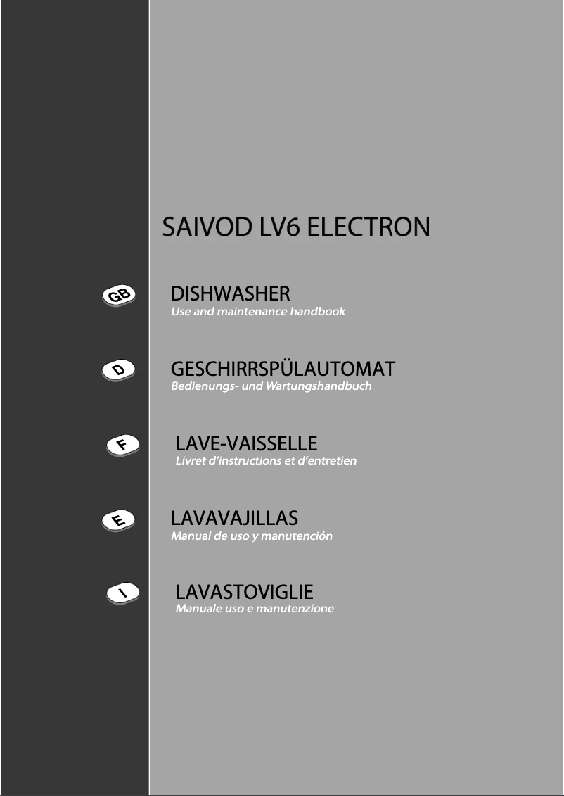 Image de la première page du manuel de l'appareil LV 6 Electron