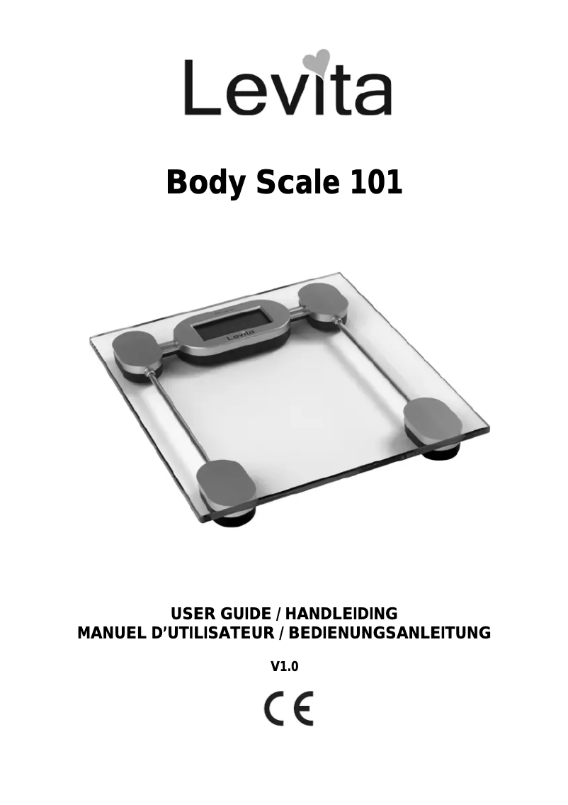 Imagen de la primera página del manual del dispositivo Body Scale 101
